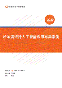哈尔滨银行人工智能应用布局案例.pdf