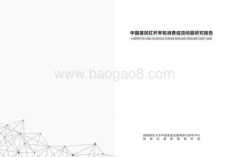 中国居民杆杆率和消费信贷问题研究报告.pdf_第1页
