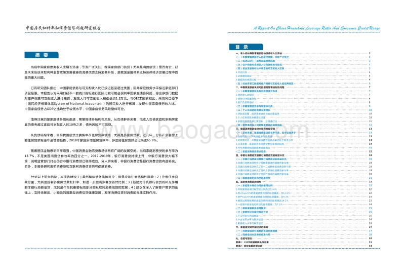 中国居民杆杆率和消费信贷问题研究报告.pdf_第3页
