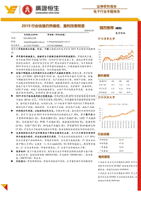 电子行业专题报告：2019行业估值仍然偏低，盈利改善明显.pdf