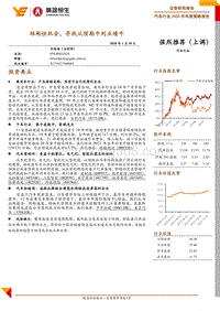 汽车行业2020年年度策略报告：结构性机会，寻找从预期牛到业绩牛.pdf