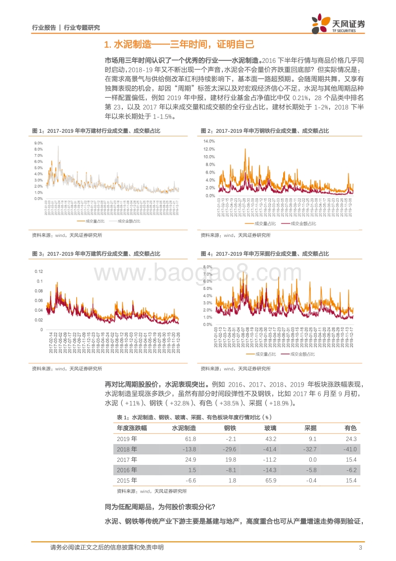 水泥行业专题研究：配置依然偏低，未来看点可期.pdf_第3页