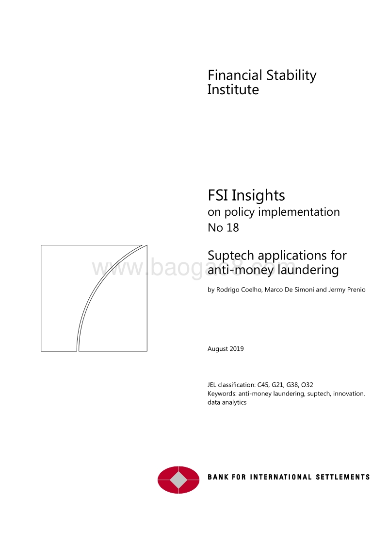 监管科技在反洗钱领域的应用（英文版）.pdf_第1页