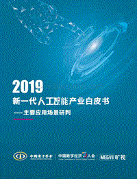 2019新一代人工智能产业白皮书.pdf