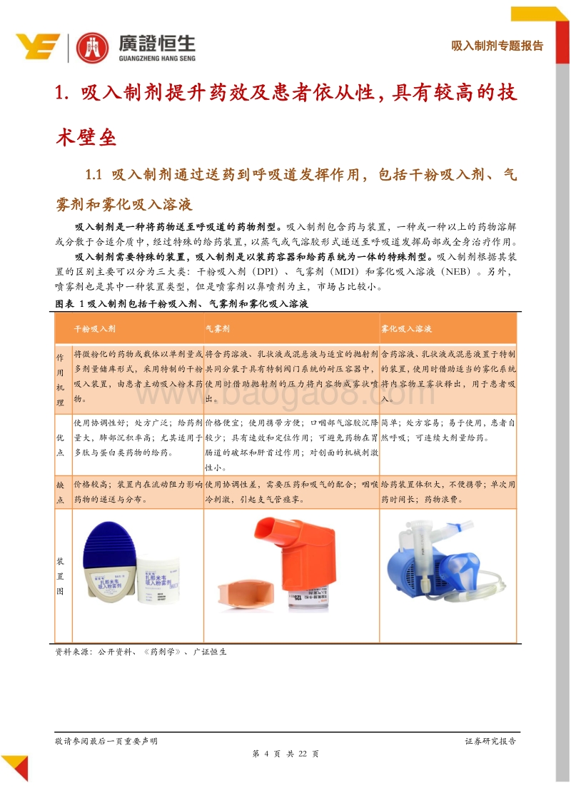 高端制剂系列专题：高技术壁垒突破在即，吸入制剂一片蓝海待掘金.pdf_第4页