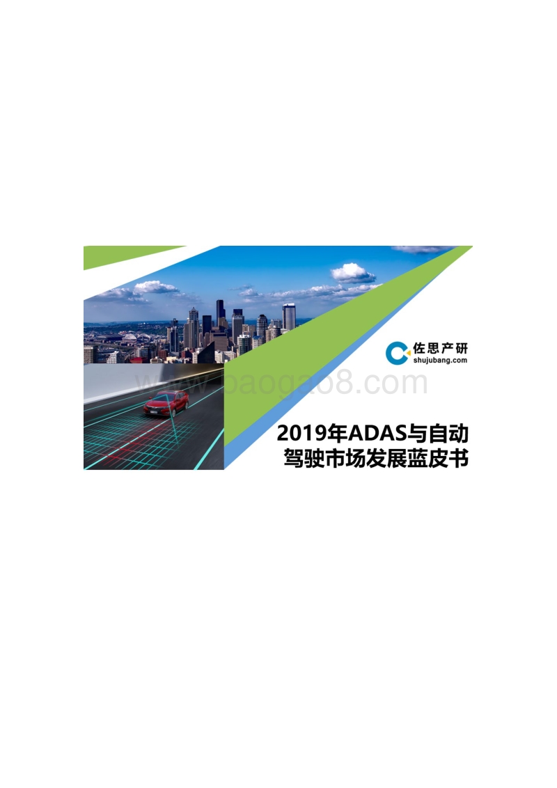 2019年ADAS与自动驾驶市场发展蓝皮书.pdf_第2页