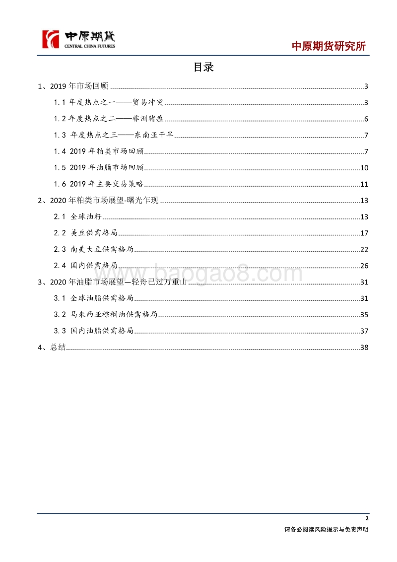2020年油脂油料市场展望：苍鹰上击翻曙.pdf_第2页