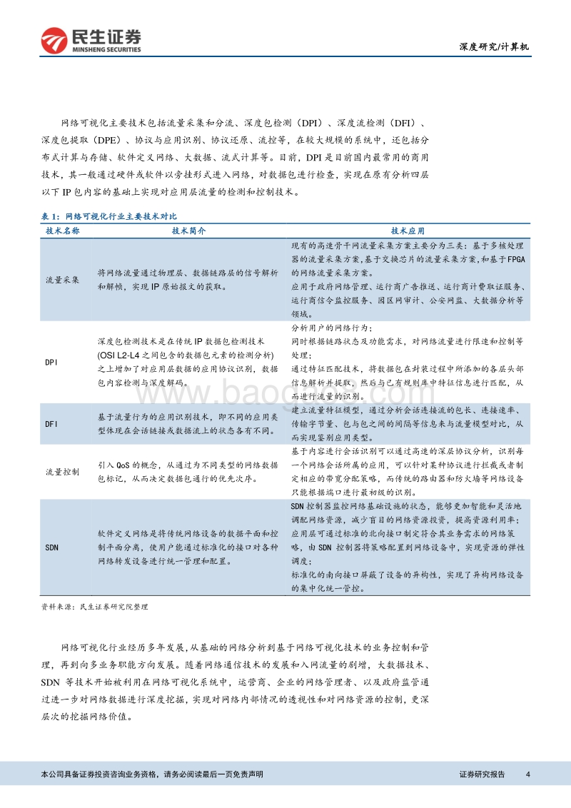 网络可视化行业深度报告：5G带动入网流量爆发，技术发展驱动需求上行.pdf_第4页