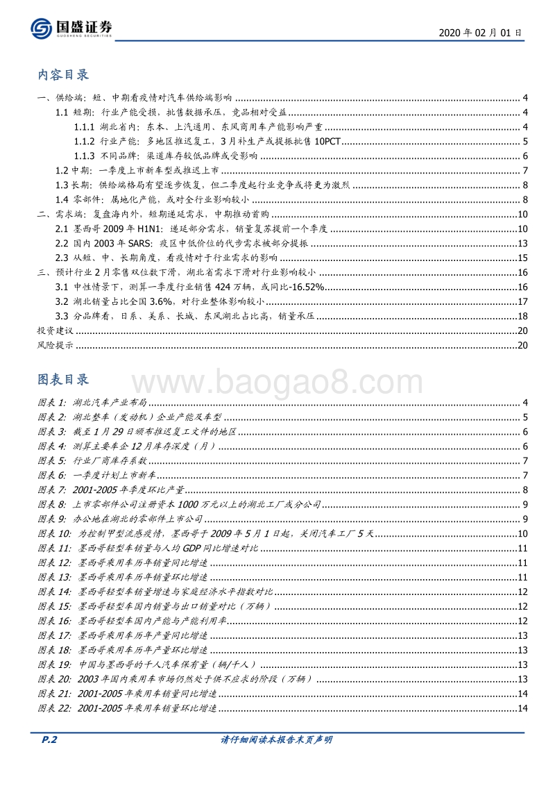 汽车行业专题研究：复盘非典与09年墨西哥流感，从供给与需求维度看后续车市.pdf_第2页