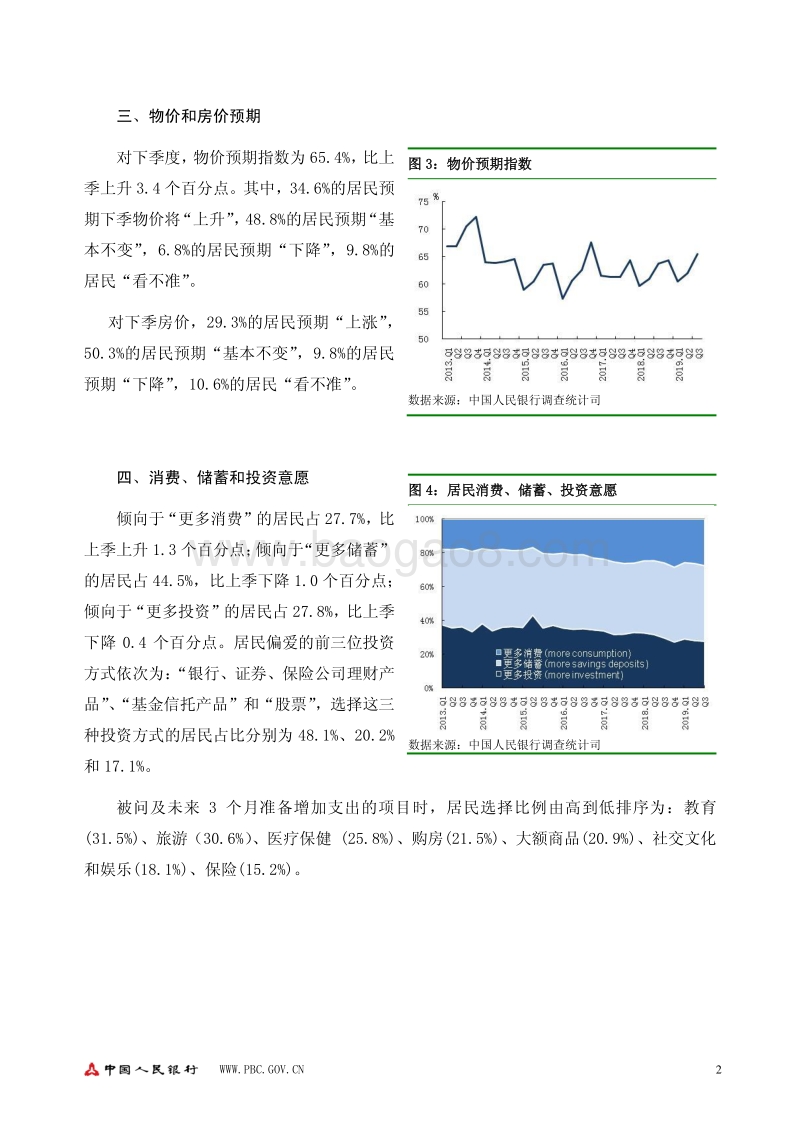 2019年第三季度城镇储户问卷调查报告.pdf_第2页