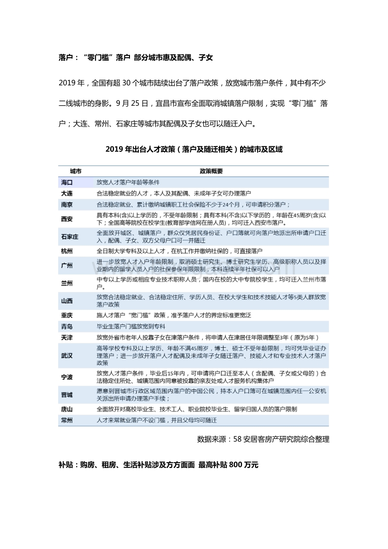 2019年人才政策与安居就业报告.pdf_第2页