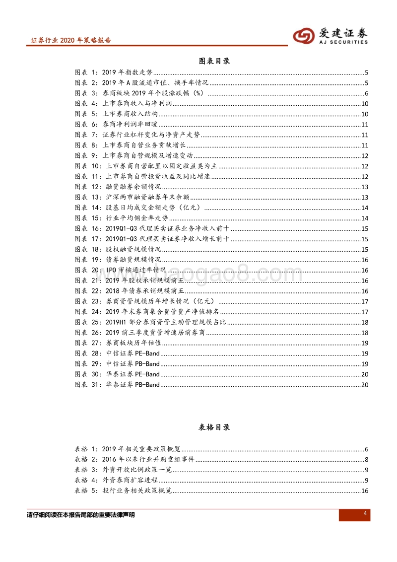 证券行业2020年策略报告：政策利好开启证券行业新气象.pdf_第4页