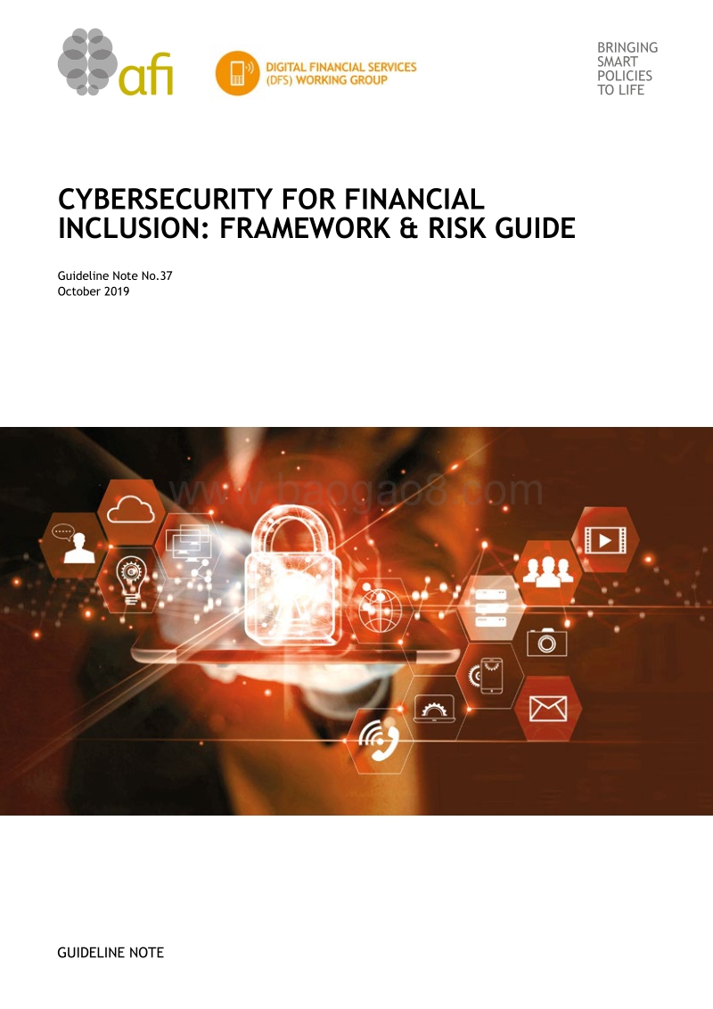 普惠金融的网络安全：框架和风险指引（英文版）.pdf_第1页