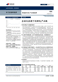 新能源汽车产业链梳理：全球化浪潮下的锂电产业链.pdf