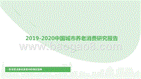 2019-2020中国城市养老消费研究报告.pptx