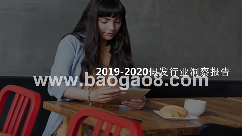 2019-2020假发行业洞察报告.pptx_第1页