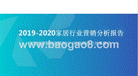 2019-2020家居行业营销分析报告.pptx