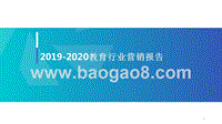 2019-2020教育行业营销报告.pptx