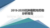 2019-2020抗肿瘤靶向药物分析报告.pptx