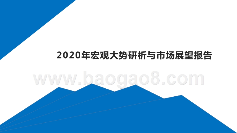 2020年宏观大势研析与市场展望报告.pptx_第1页