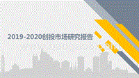 2019-2020创投市场研究报告.pptx