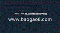 2019-2020线上羽绒服消费洞察报告.pptx