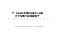 2019-2020中国社会组织从业者社会与经济保障调研报告.pptx