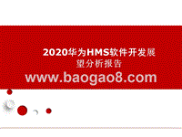 2020华为HMS软件开发展望分析报告.pptx
