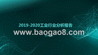 2019-2020工业行业分析报告.pptx