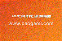2020欧洲电动车行业前景研究报告.pptx