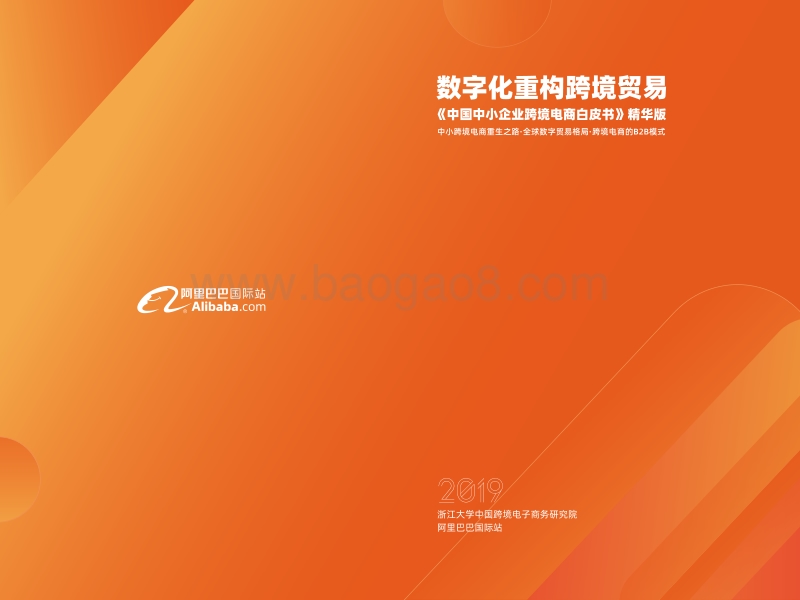 中国中小企业跨境电商白皮书：数字化重构跨境贸易.pdf_第1页
