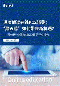 中国在线K12辅导行业报告.pdf