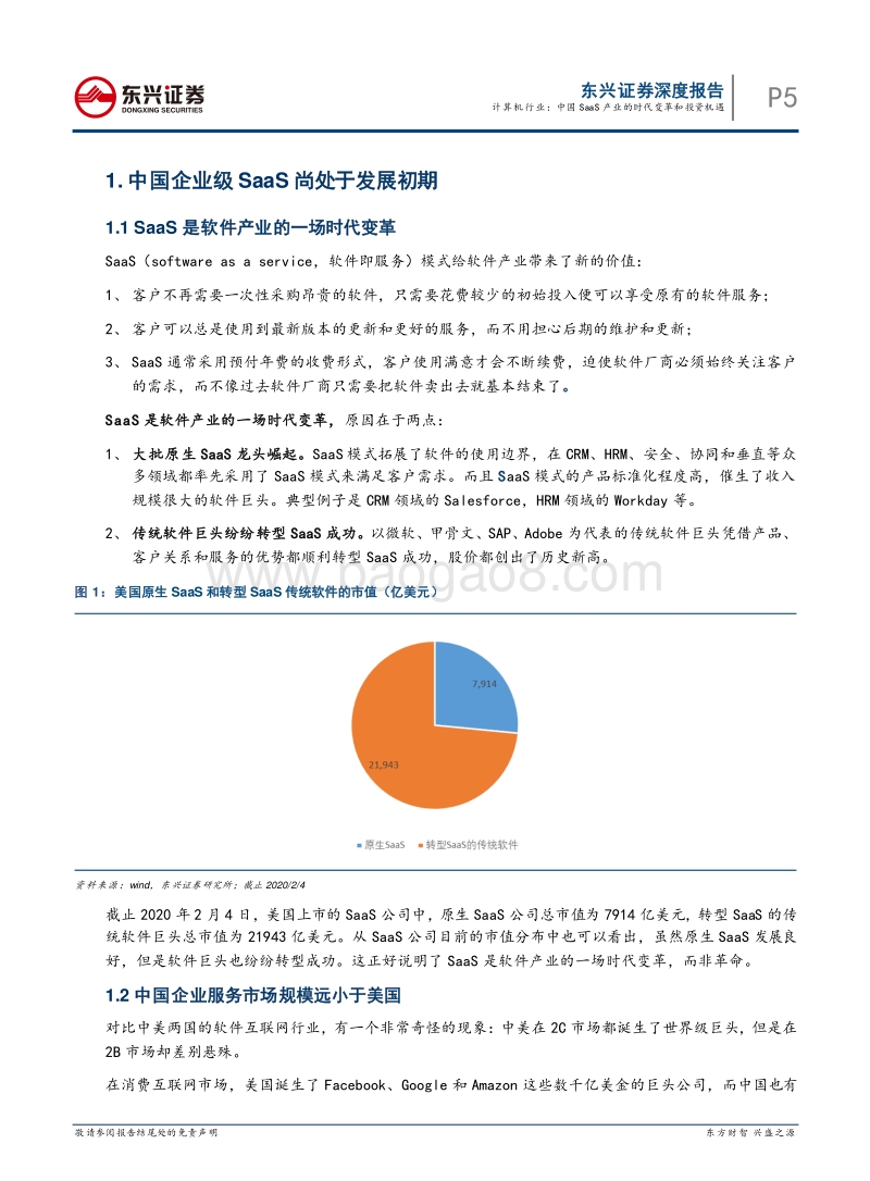 中国SaaS产业的时代变革和投资机遇.pdf_第5页