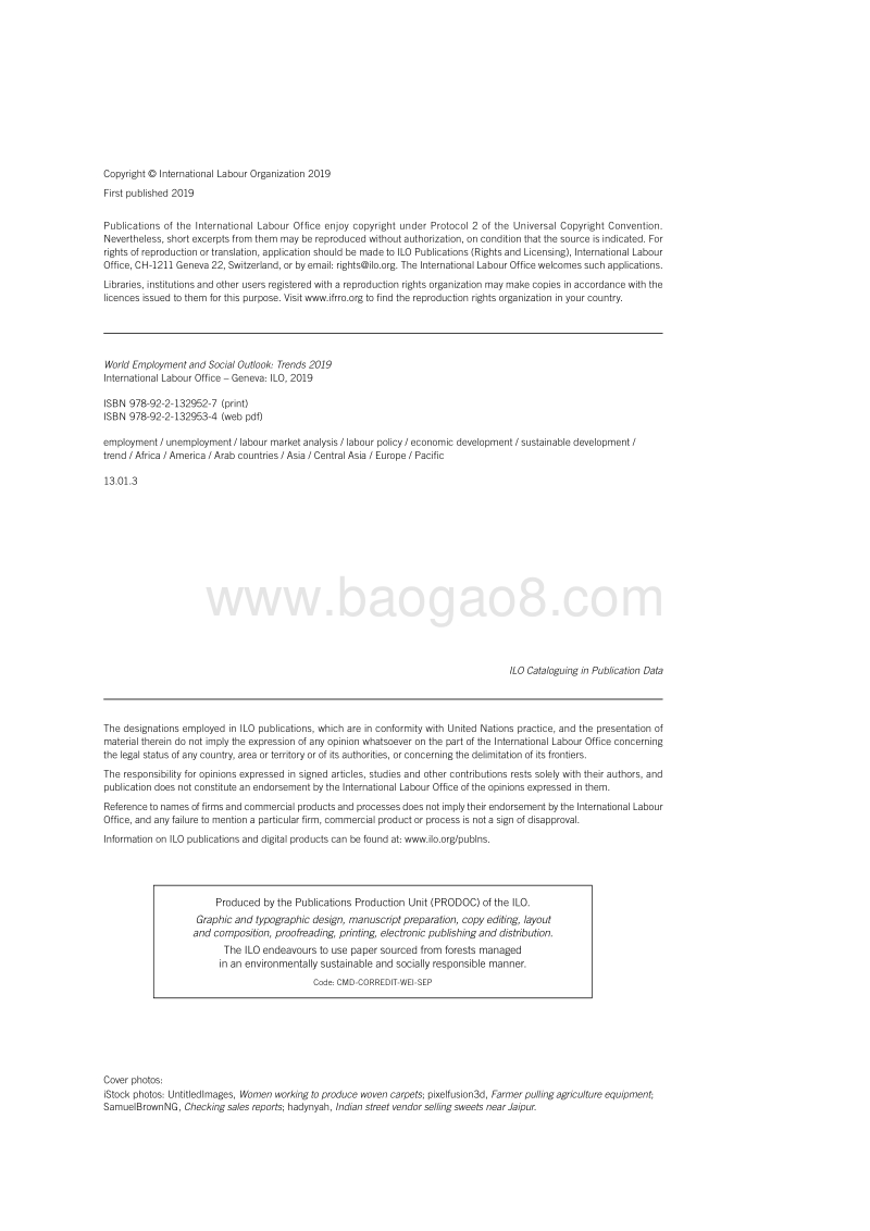 世界就业与社会展望：2019年趋势（英文版）.pdf_第3页