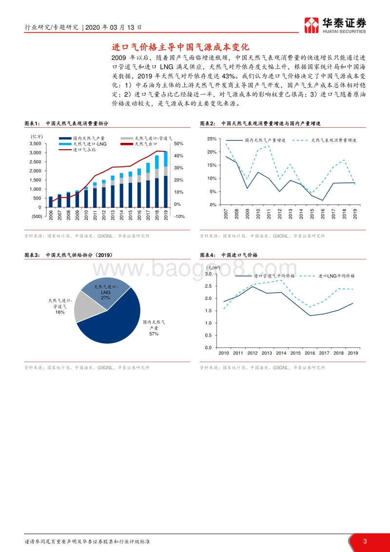 进口天然气有望步入“低参数”时代：国际油价对我国天然气成本影响几何.pdf_第3页