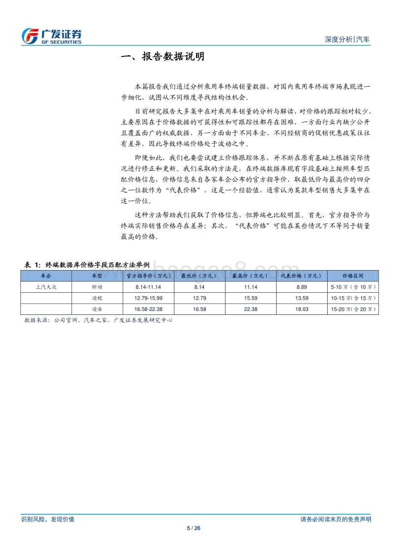 新格局下乘用车行业系列报告之二：价格维度解析乘用车终端市场趋势.pdf_第5页