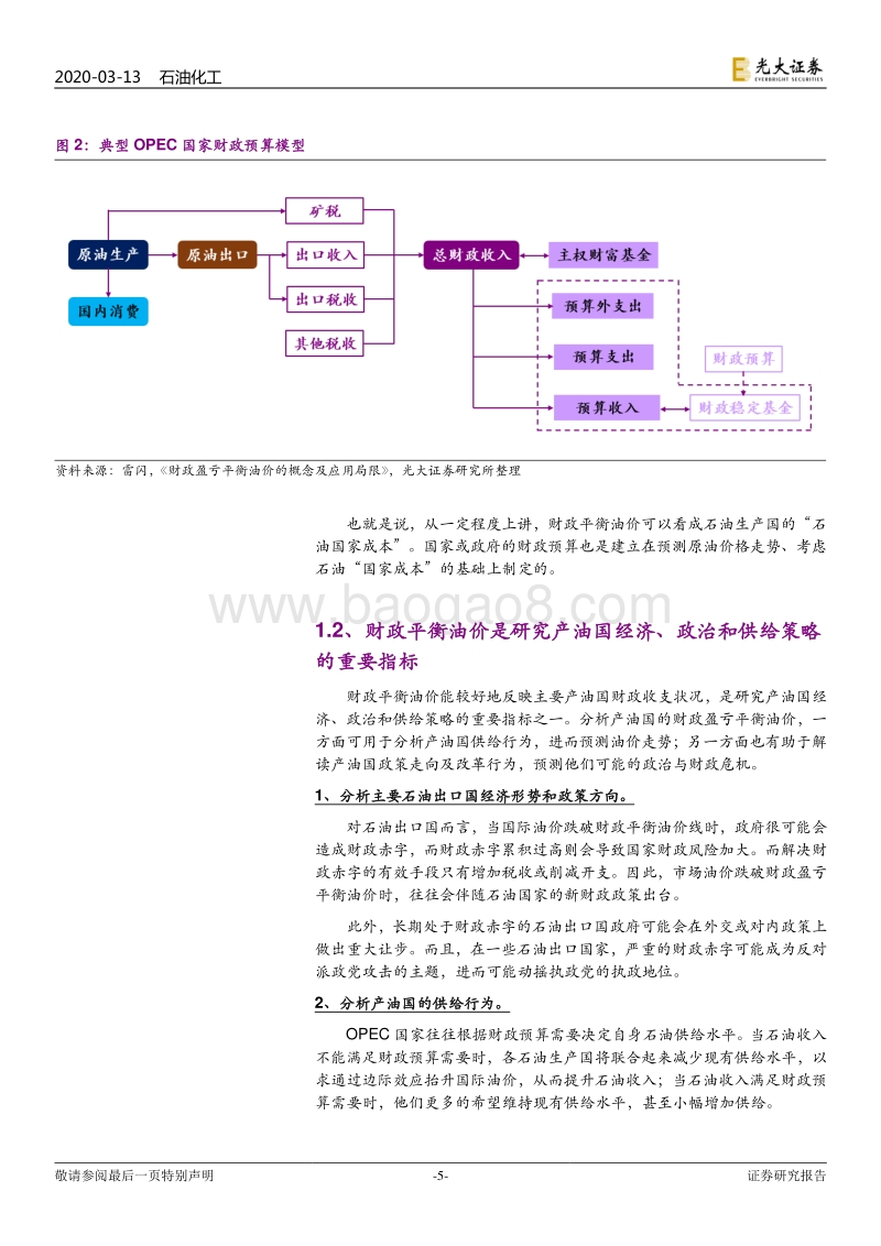 原油成本系列研究之一：财政平衡视角下的OPEC原油成本.pdf_第5页
