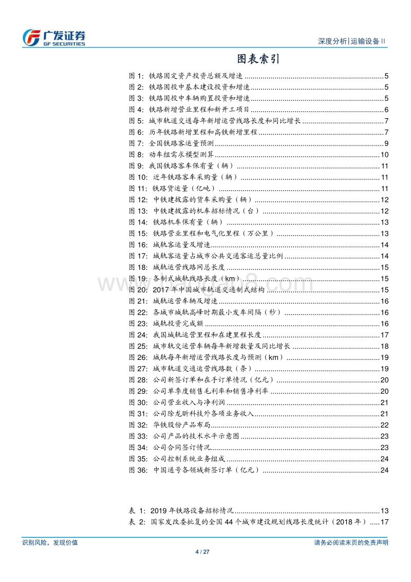 轨道交通设备行业：2019年度回顾和2020年度展望.pdf_第4页