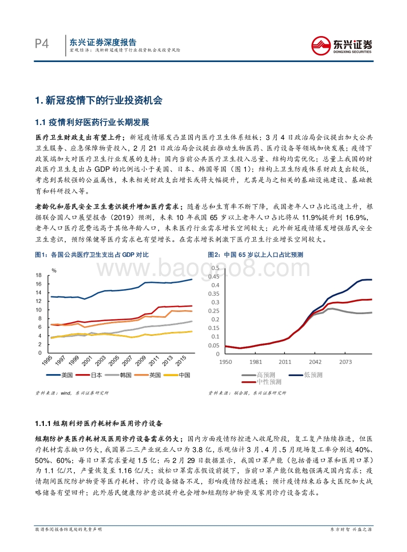 新冠疫情系列专题报告：浅析新冠疫情下行业投资机会及投资风险.pdf_第4页