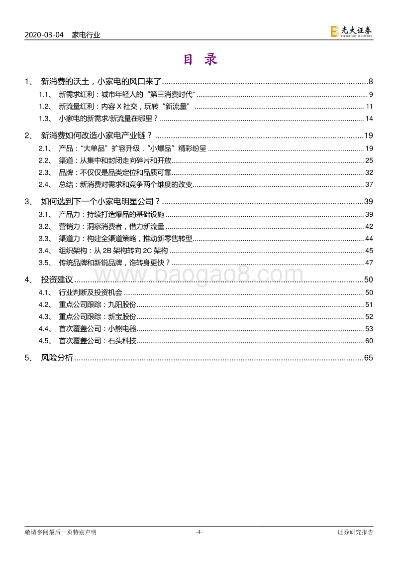 小家电行业深度研究：新消费风来，寻找下一个小家电明星公司.pdf_第4页