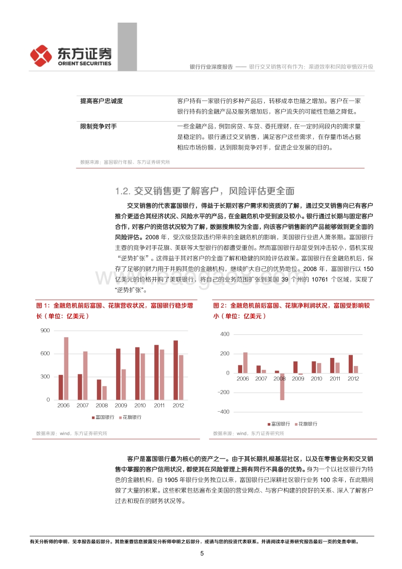 商业银行转型深度研判系列之三：银行交叉销售可有作为：渠道效率和风险审慎双升级.pdf_第5页