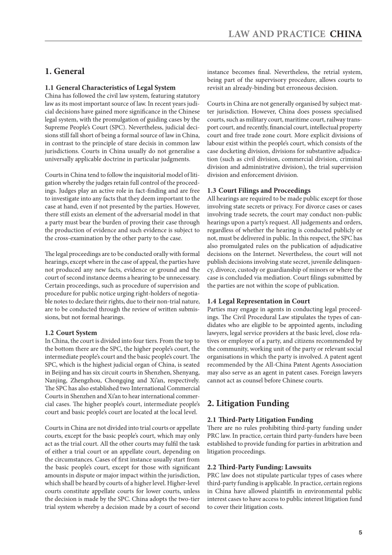 2019全球诉讼实务指南：中国篇（英文版）.pdf_第5页