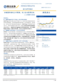 存储器行业报告：存储器价格迎上升周期，本土企业获得良机.pdf