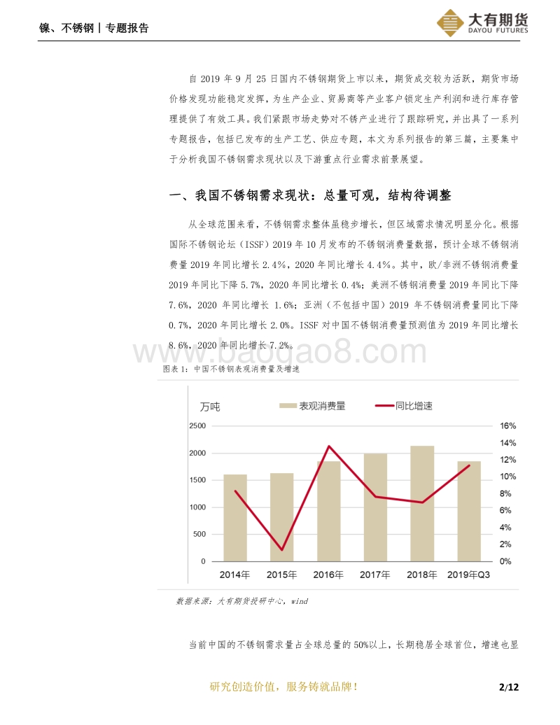不锈钢系列报告之三﹒需求篇：不锈钢：总量稳增长，结构待优化.pdf_第3页