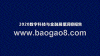 2020数字科技与金融展望洞察报告.pptx