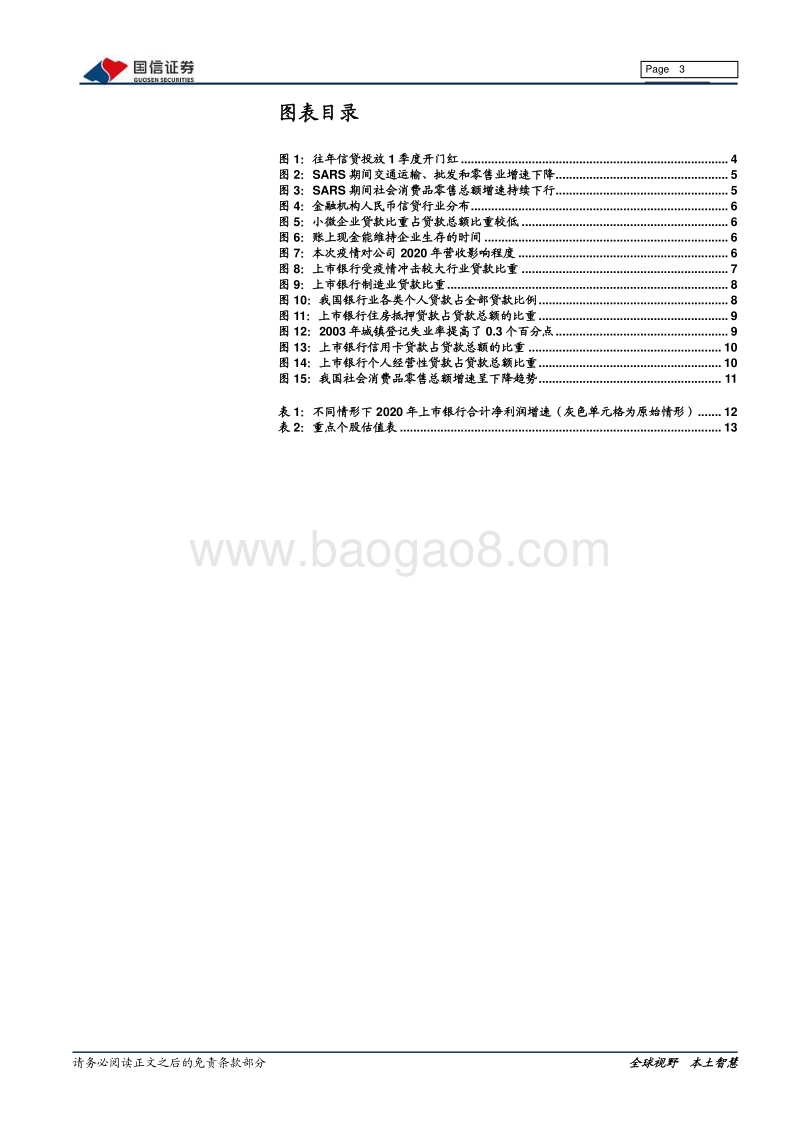 银行专题报告：多维度看疫情对银行业的影响.pdf_第3页