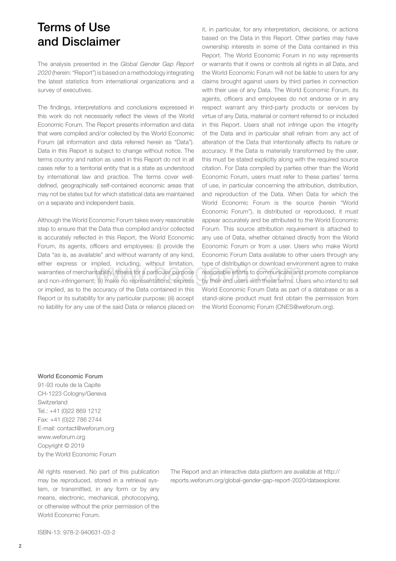 2020年全球性别差距报告（英文版）.pdf_第2页