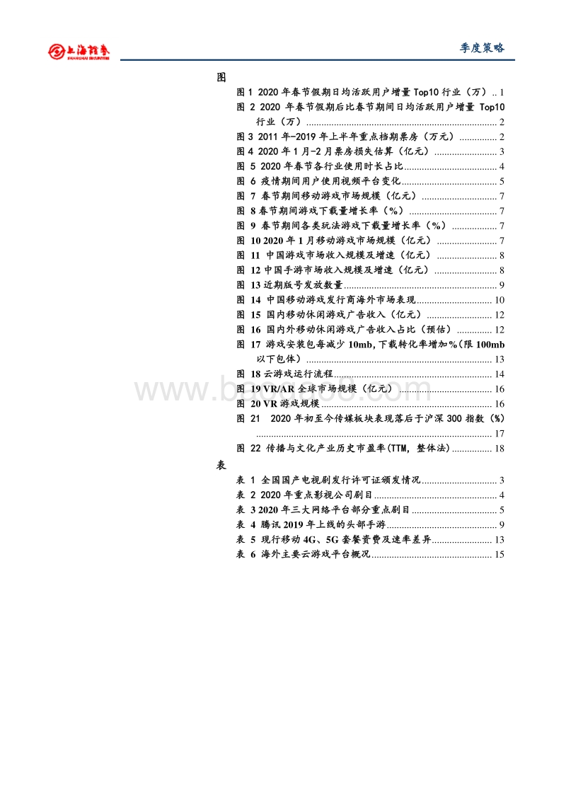 2020年文化娱乐行业春季投资策略：在线娱乐景气延续，游戏板块持续受益.pdf_第3页