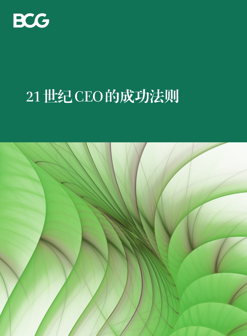 21世纪CEO的成功法则.pdf_第1页