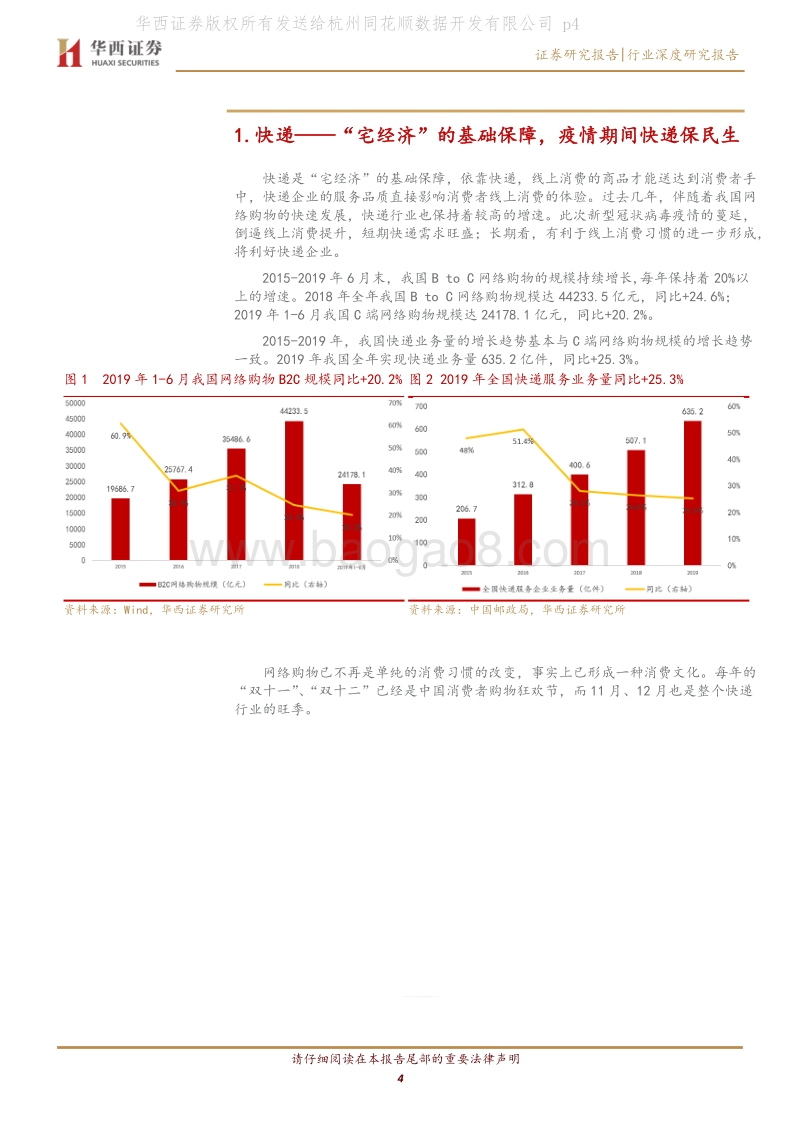 “宅经济”系列报告之交运篇：短期考验生产组织能力，长期利好线上消费习惯进一步形成.pdf_第4页